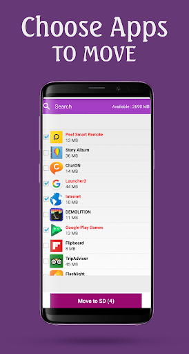 Move Apps To SD Card - عکس برنامه موبایلی اندروید