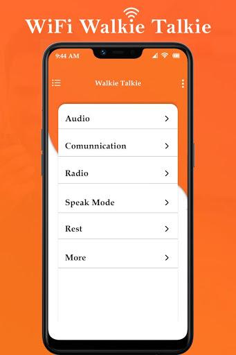 WiFi  Walkie Talkie : Mobile Bluetooth Speaker - عکس برنامه موبایلی اندروید