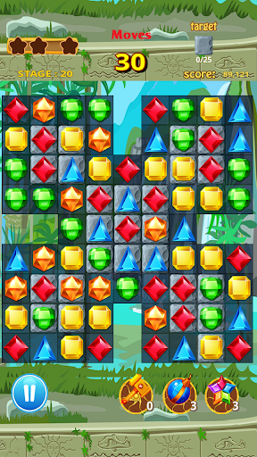 Jewel Classic – Match 3 Puzzle - Gameplay image of android game
