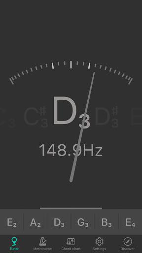 Guitar Tuner - عکس برنامه موبایلی اندروید