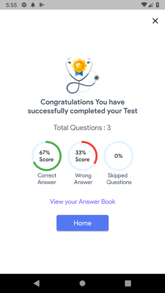 Surgtest - NEET SS MCQ & Video - Image screenshot of android app