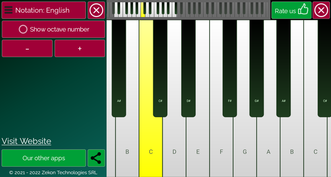 Real Piano Keyboard - عکس برنامه موبایلی اندروید