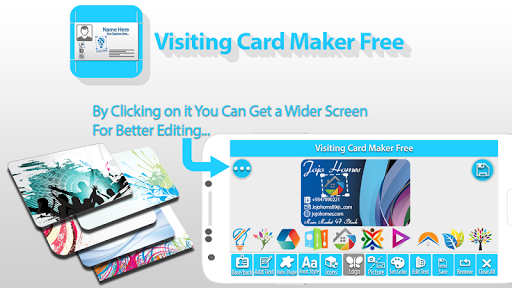 Business Card Maker, Visiting - Image screenshot of android app