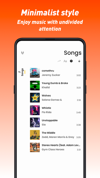 MangoMusic - Image screenshot of android app