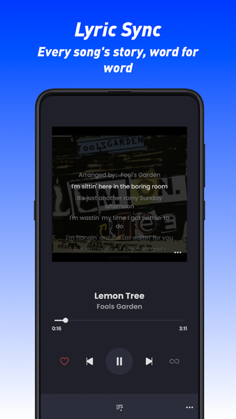 MangoMusic - Image screenshot of android app