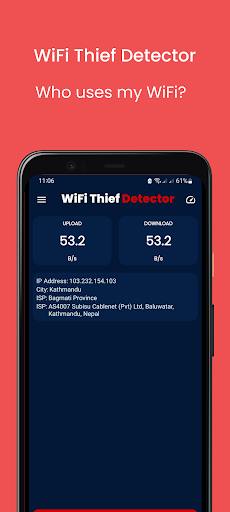 WiFi Thief Detector - عکس برنامه موبایلی اندروید