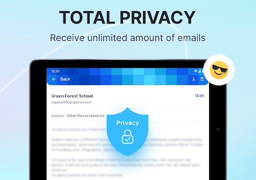 Temp Mail - عکس برنامه موبایلی اندروید