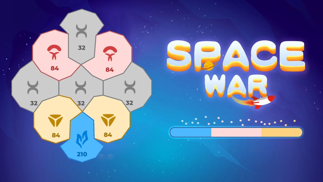 Space War - Gameplay image of android game