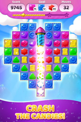 Candy Deluxe - Free Match 3 Quest & Puzzle Game - Gameplay image of android game