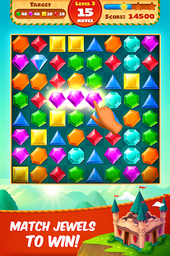 Jewel Empire : Quest & Match 3 Puzzle - Gameplay image of android game