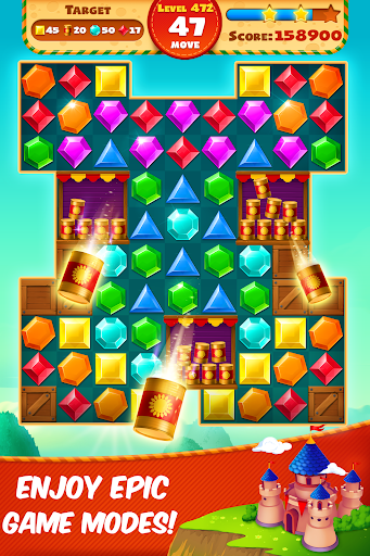 Jewel Empire : Quest & Match ۳ Puzzle - عکس بازی موبایلی اندروید