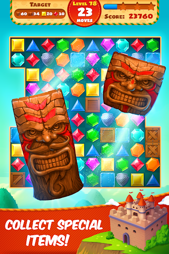 Jewel Empire : Quest & Match ۳ Puzzle - عکس بازی موبایلی اندروید