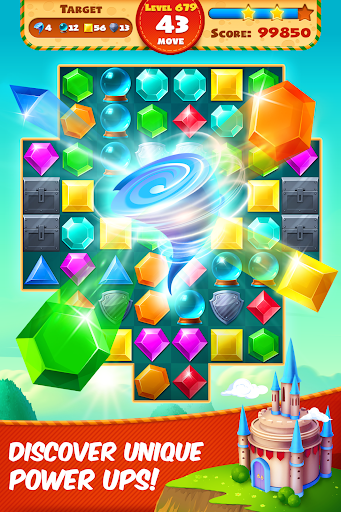Jewel Empire : Quest & Match ۳ Puzzle - عکس بازی موبایلی اندروید