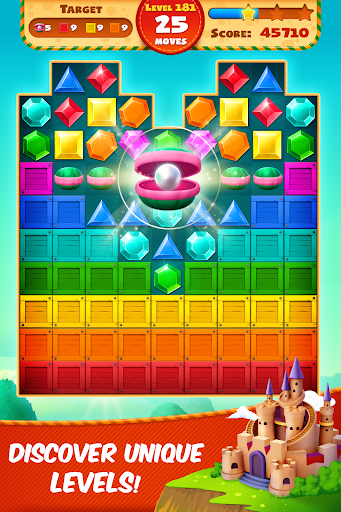 Jewel Empire : Quest & Match ۳ Puzzle - عکس بازی موبایلی اندروید