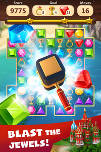 Jewels Planet - Match 3 Puzzle - Gameplay image of android game