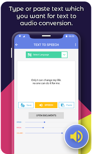 Text To Speech : Text Voice & Audio PDF Reader - عکس برنامه موبایلی اندروید