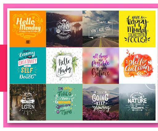Typo Style - Add text on Photo - عکس برنامه موبایلی اندروید