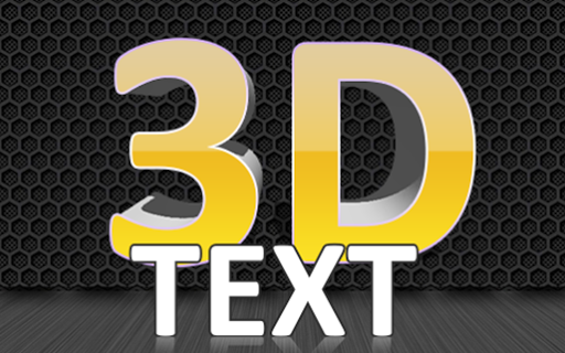۳D Text On Pictures - Logo & Name Art - عکس برنامه موبایلی اندروید