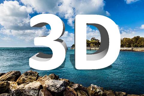 ۳D Text On Pictures - Logo & Name Art - عکس برنامه موبایلی اندروید