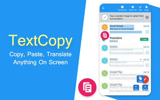 Textcopy- Copy,Paste,Translate - عکس برنامه موبایلی اندروید