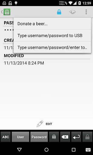 Keepass۲ USB Keyboard Plugin - عکس برنامه موبایلی اندروید
