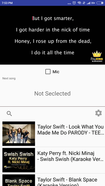 Karaoke - Image screenshot of android app