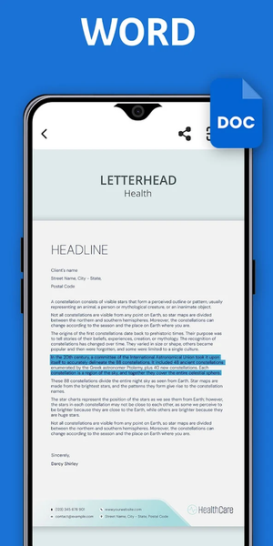 All Docs Reader: PDF, XLS, DOC - عکس برنامه موبایلی اندروید