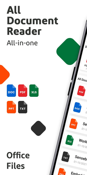All Docs Reader: PDF, XLS, DOC - عکس برنامه موبایلی اندروید