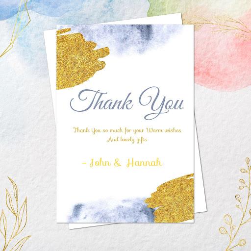 Thank you card Maker & Wishes - عکس برنامه موبایلی اندروید