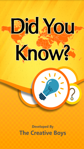 Facts Finder : Did You Know? - Image screenshot of android app