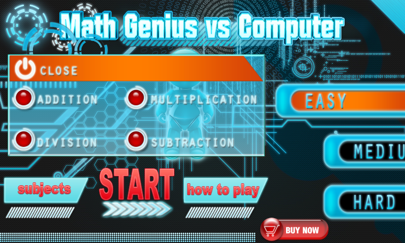 Math Genius vs Computer - عکس بازی موبایلی اندروید