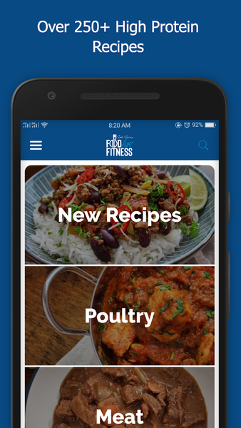 Food For Fitness: Recipes App - Image screenshot of android app