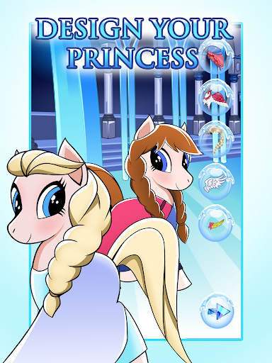 Pony Frozen Dress Up - Gameplay image of android game