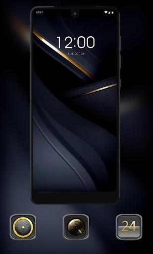 Abstract theme black golden supple - Image screenshot of android app