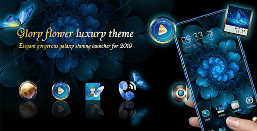 Luxury glory flower theme for galaxy g۱۰ best ۲۰۱۹ - عکس برنامه موبایلی اندروید