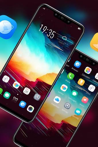 Abstract Nebula Theme HD launcher - عکس برنامه موبایلی اندروید