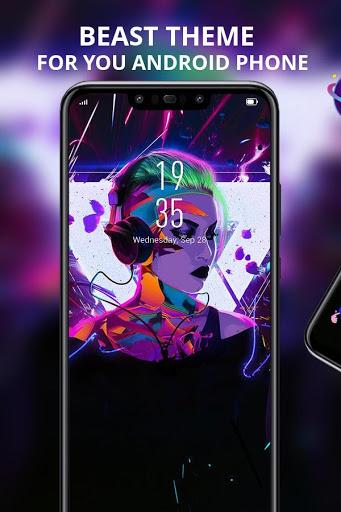 Beautiful Music Girl Theme Galaxy M۲۰ Launcher - عکس برنامه موبایلی اندروید