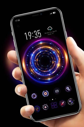 Colorful Tech theme one plus ۷ pro launcher - عکس برنامه موبایلی اندروید