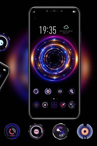 Colorful Tech theme one plus ۷ pro launcher - عکس برنامه موبایلی اندروید