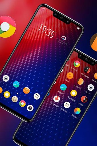 Colorful theme Moto Z۴ launcher - عکس برنامه موبایلی اندروید