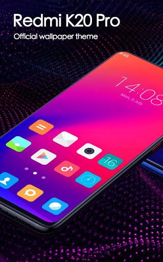Theme for Redmi K۲۰ Latest ۲۰۱۹ red launcher - عکس برنامه موبایلی اندروید