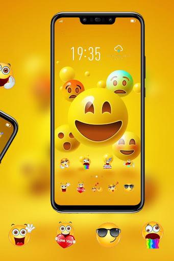 Emoji Face theme Funny expression Y21L - عکس برنامه موبایلی اندروید