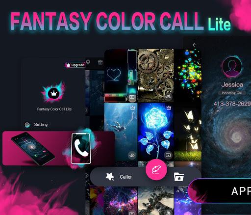 Fantasy Color Call Lite - Image screenshot of android app