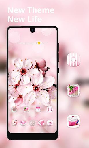 Spring Flowers Full bloom theme - Image screenshot of android app