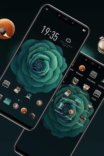 Flower Classic Black Theme Galaxy M20 - عکس برنامه موبایلی اندروید