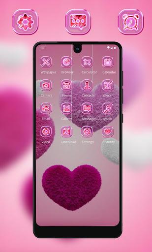 Red Hairy Love Redmi ۴ theme Bright Light - عکس برنامه موبایلی اندروید
