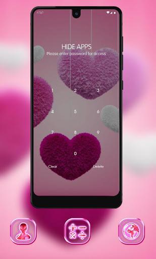 Red Hairy Love Redmi ۴ theme Bright Light - عکس برنامه موبایلی اندروید