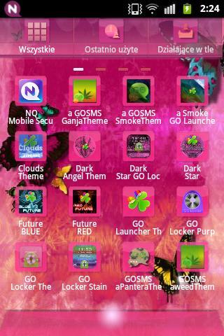 Theme Cute Pink GO Launcher EX - عکس برنامه موبایلی اندروید