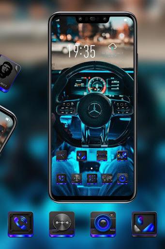 Tech Sense Steering Wheel Car Theme Galaxy M20 - عکس برنامه موبایلی اندروید