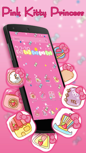 Pink Princess Kitty - عکس برنامه موبایلی اندروید